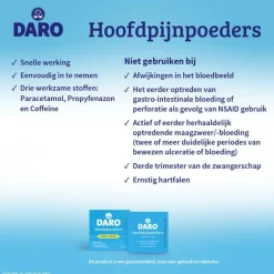 Outlet Daro Hoofdpijnpoeders 20 Sachets