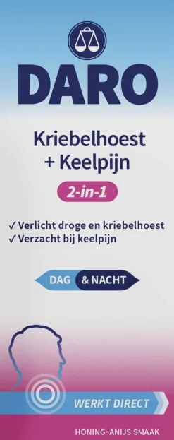 Clearance Daro 2in1 kriebelhoest+keelpijn