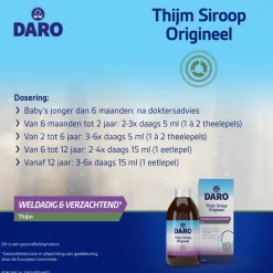 Best Daro Thijmsiroop Original 200 ML