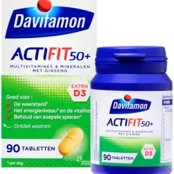 Sale Davitamon Actifit 50+ Multivitamine met Ginseng 90 Tabletten