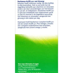 Sale Davitamon Actifit 50+ Multivitamine met Ginseng 90 Tabletten