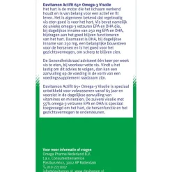 Discount Davitamon Actifit 65+ Omega 3 Visolie Capsules