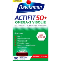 Discount Davitamon Actifit 50+ Omega-3 Visolie Capsules
