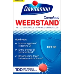 Clearance Davitamon Compleet Weerstand Met Vitamine C & D 100 Stuks