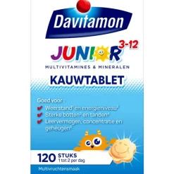 Outlet Davitamon Junior 3+ Kauwvitamines Multifruit