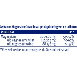 Best Davitamon Magnesium Citraat Tabletten 120 stuks