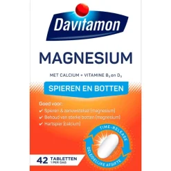 Davitamon Magnesium Met Calcium + Vitamine D Tabletten 42 Stuks