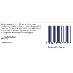 Davitamon Magnesium Met Calcium + Vitamine D Tabletten 42 Stuks