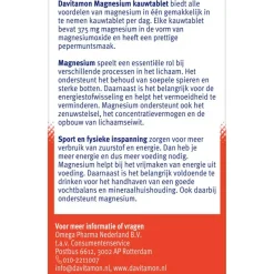 Online Davitamon Magnesium Pepermunt 60 stuks