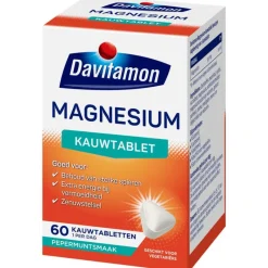 Online Davitamon Magnesium Pepermunt 60 stuks