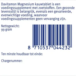 Online Davitamon Magnesium Pepermunt 60 stuks