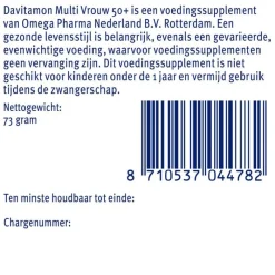 Davitamon Multi Vrouw 50+ 60 stuks