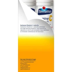 Sale Davitamon Vitamine C & D Hoog Gedoseerd + Extra Vitamine D3 Bruistabletten Voordeelverpakking 30 stuks