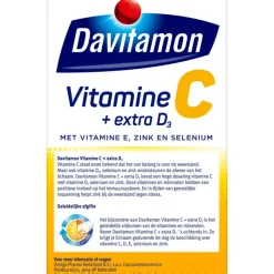 Online Davitamon Vitamine C Forte + vitamine D3 42 tabletten