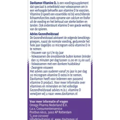 Davitamon Vitamine D Smelttabletten 150 stuks