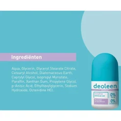 Hot Deoleen Regular 0% Aluminium Deodorant Roller 50 ML