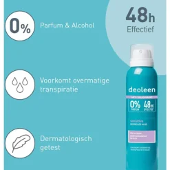Discount Deoleen Sensitive Anti-Transpirant Deodorant Spray 150 ML