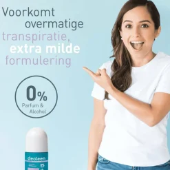 Outlet Deoleen Sensitive Anti-Transpirant Deodorant Roller 50 ML