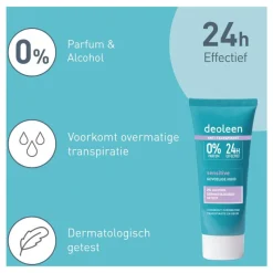Online Deoleen Sensitive Anti-Transpirant Deodorant Crème 50 ML