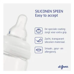 Outlet Difrax Anti-Colic S-Fles Trend