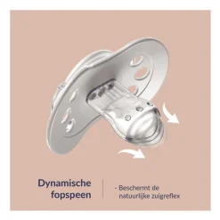 Clearance Difrax Dynamic Fopspeen 0-6M Night&Day Unisex