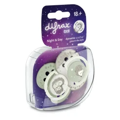 Sale Difrax Dynamic Fopspeen 18+M Night&Day Unisex