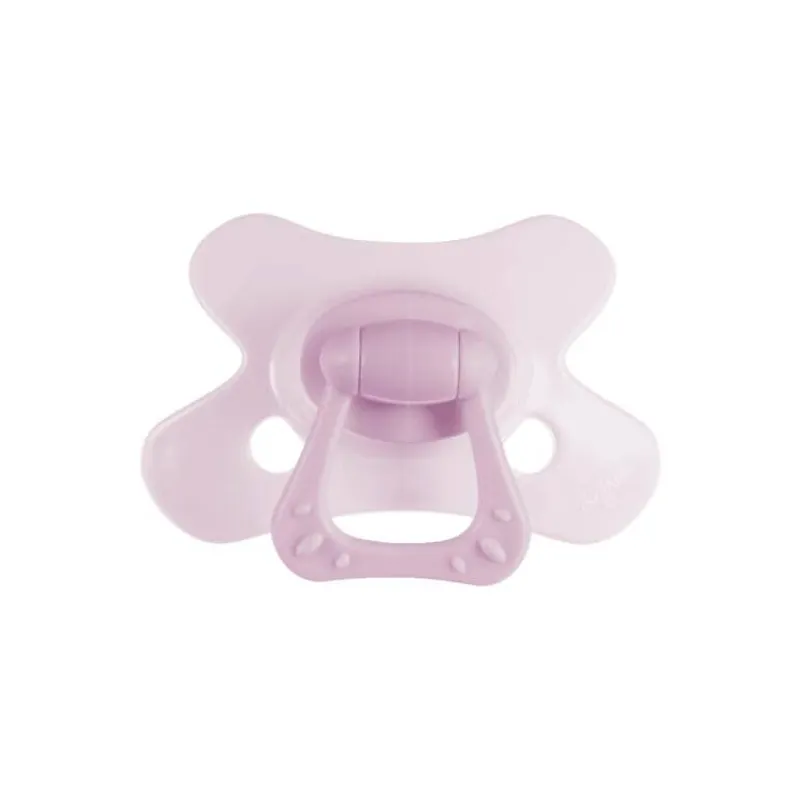 Online Difrax Fopspeen Natural 12 Maanden Lichtroze BPA-vrij