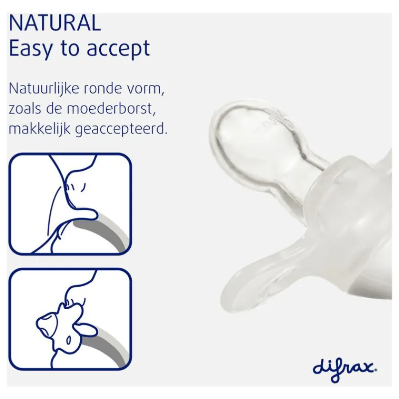 Hot Difrax Fopspeen Natural 0-6 Maanden Special
