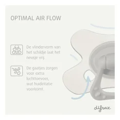 Difrax Fopspeen Natural 12+ Maanden Glow in the dark BPA-vrij