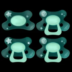 Difrax Fopspeen Natural 12+ Maanden Glow in the dark BPA-vrij