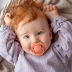 Sale Difrax LOVI Prime Fopspeen 6-18 maanden Granola/Orange