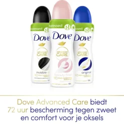 Sale Dove Advanced Care Beauty Finish Anti-Transpirant Deodorant Spray 100 ML