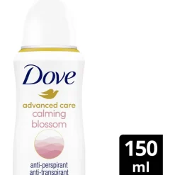 New Dove Advanced Care Calming Blossom Anti-Transpirant Deodorant Spray 150 ML