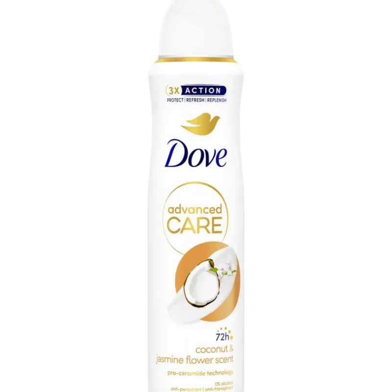Hot Dove Advanced Care Coconut & Jasmine Flower Anti-Transpirant Deodorant Spray 150 ML