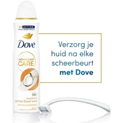 Hot Dove Advanced Care Coconut & Jasmine Flower Anti-Transpirant Deodorant Spray 150 ML