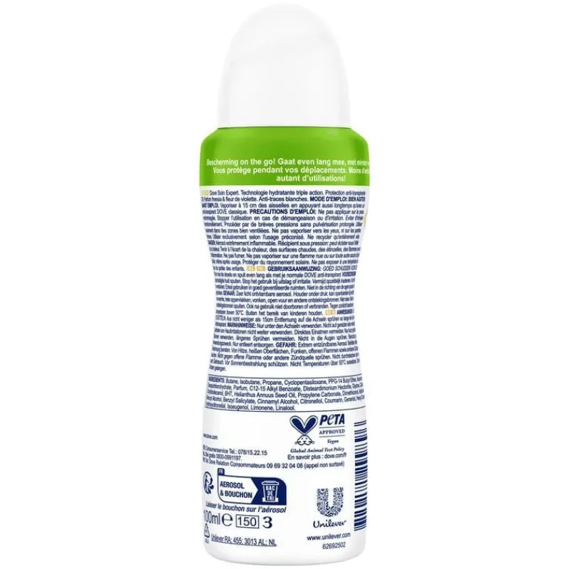 Dove Advanced Care Invisible Dry Anti-Transpirant Deodorant Spray 100 ML