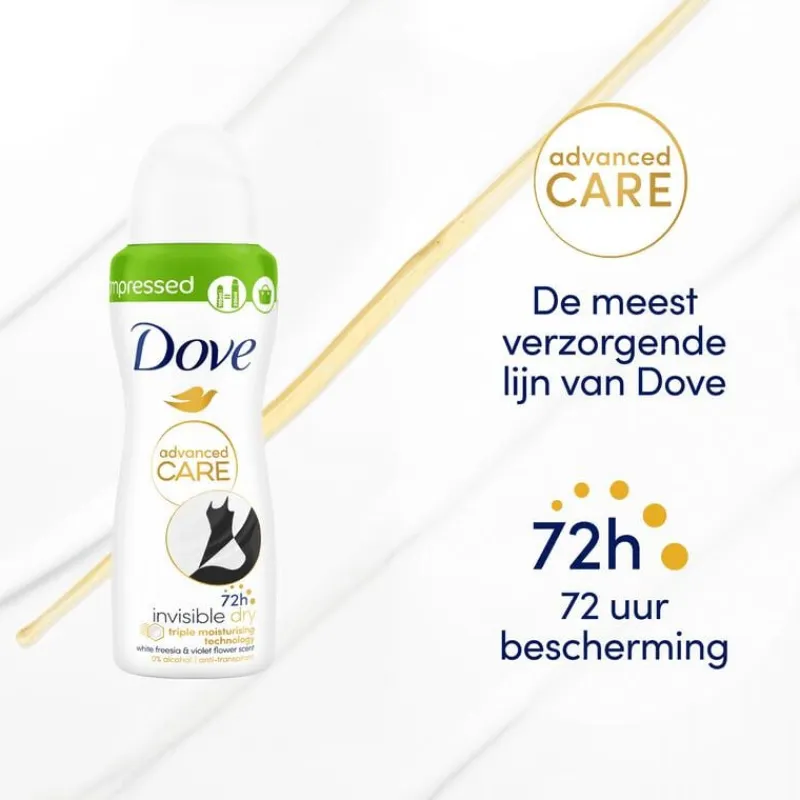 Dove Advanced Care Invisible Dry Anti-Transpirant Deodorant Spray 100 ML