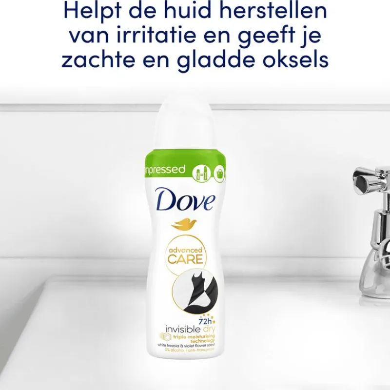 Dove Advanced Care Invisible Dry Anti-Transpirant Deodorant Spray 100 ML