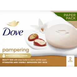 Online Dove Beauty Cream Sheabutter & Vanille Handzeep Bar 2 x 90 GR