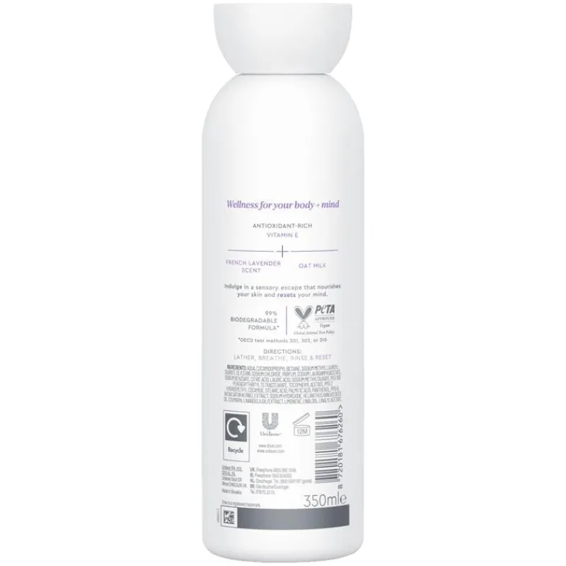 Best Dove Body+Mind Lavender & Oat Milk Body Wash 350 ML