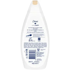 Clearance Dove Caring Bath Sheaboter & Vanille Badcrème 450 ml