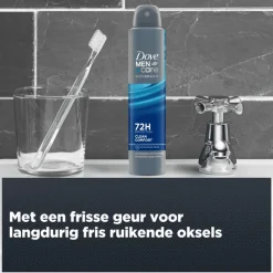 Sale Dove Men+Care Advanced Clean Comfort Anti-Transpirant Deodorant Spray 200 ML