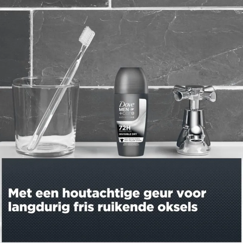 Hot Dove Men+Care Advanced Invisible Dry Anti-Transpirant Deodorant Roller 50 ML