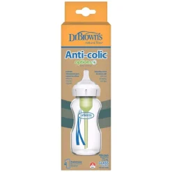 Discount Dr. Brown's Dr. Brown’s Anti-Colic Brede Halsfles Glas 270 ML