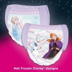 Online Huggies DryNites Frozen Luierbroekjes Meisjes 4 Tot 7 Jaar (17 - 30 kg) 10 stuks