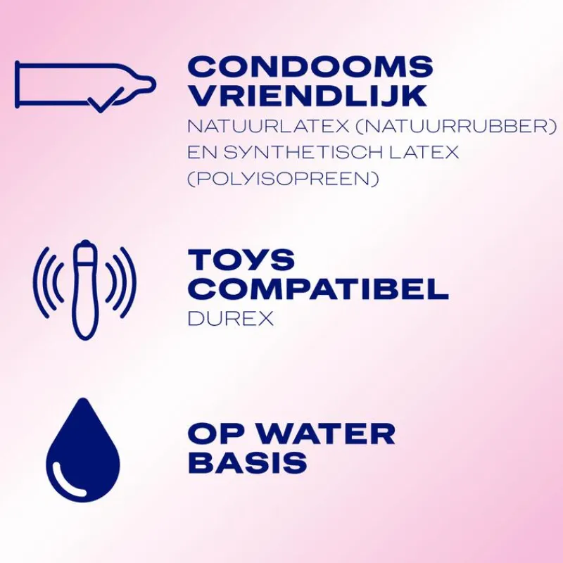 Durex Glijmiddel Natural Extra Sensitive 100% Natuurlijk Waterbasis 100 ML