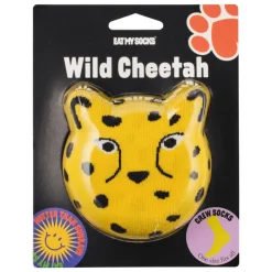 New Eat My Socks Wild Cheetah One Size - 1 paar