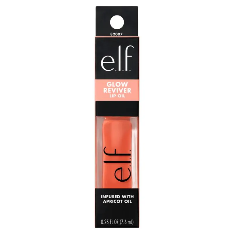 Discount e.l.f. Glow Reviver Lip Oil Coral Fixation
