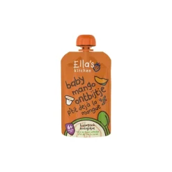 Hot Ella's Kitchen Bio Mango Knijpfruit 6+ Maanden 100 gram