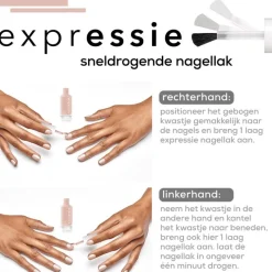 Best Essie Expr Nagellak Zwart 10 ML 380 now or never